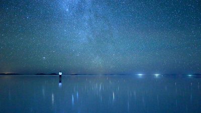 ウユニ塩湖の星空 - ボリビアのプランページ