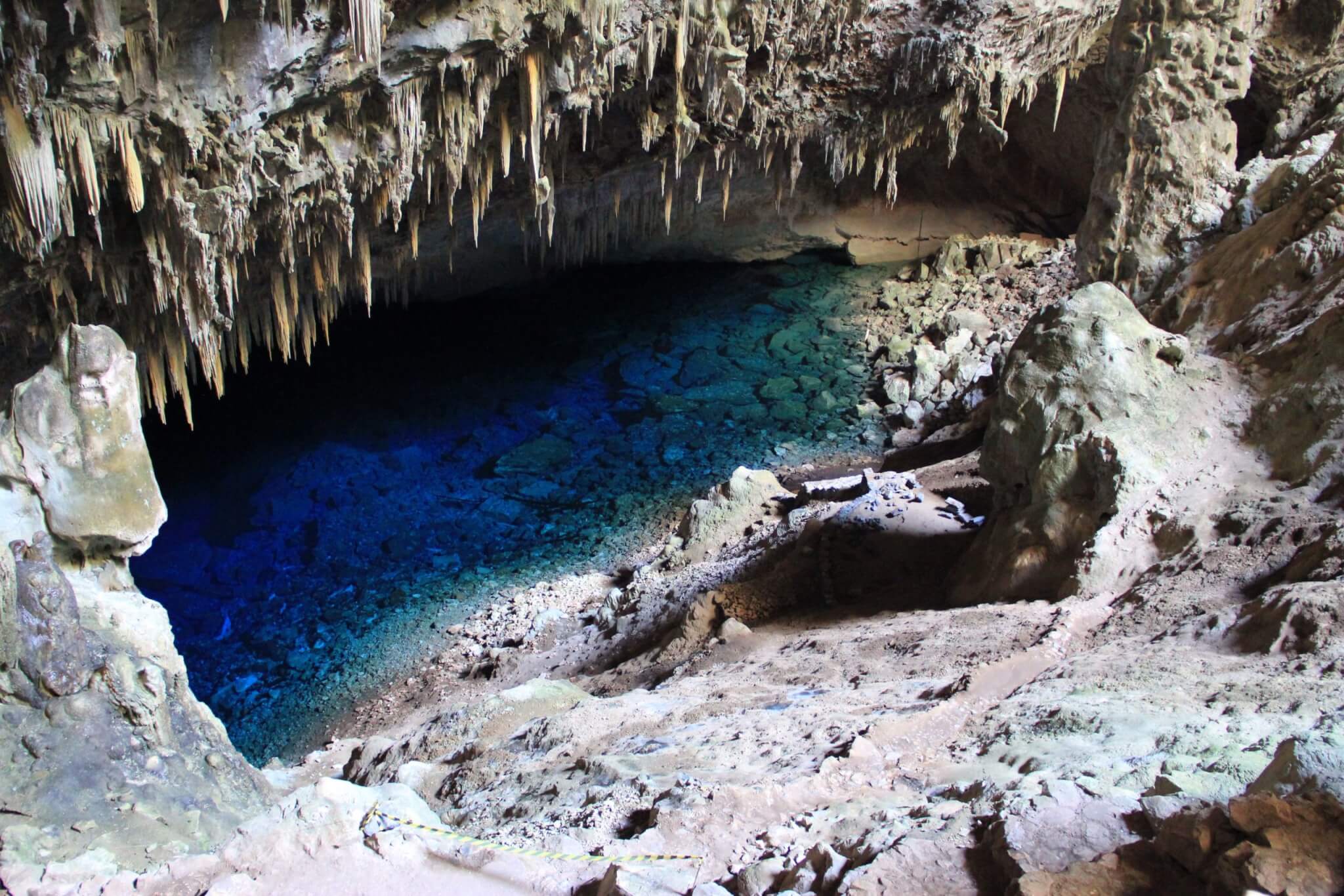 Gruta do la Azul, an underground lake in Brazil