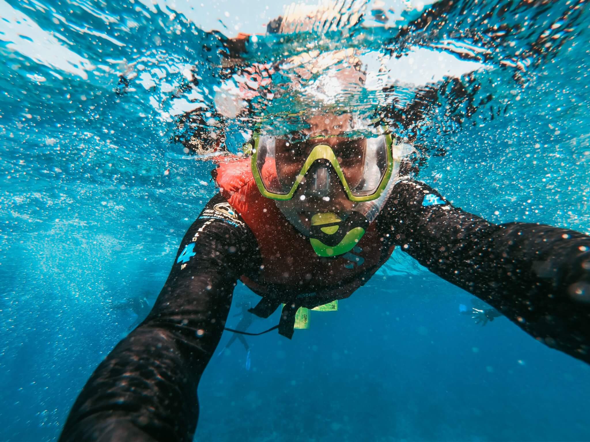 Diver underwater