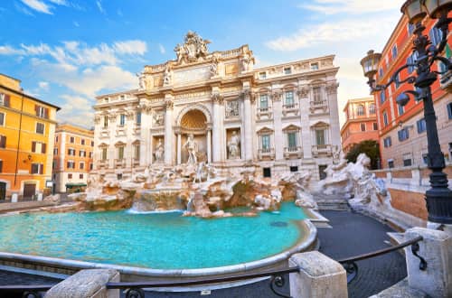 イタリアのトレビの泉