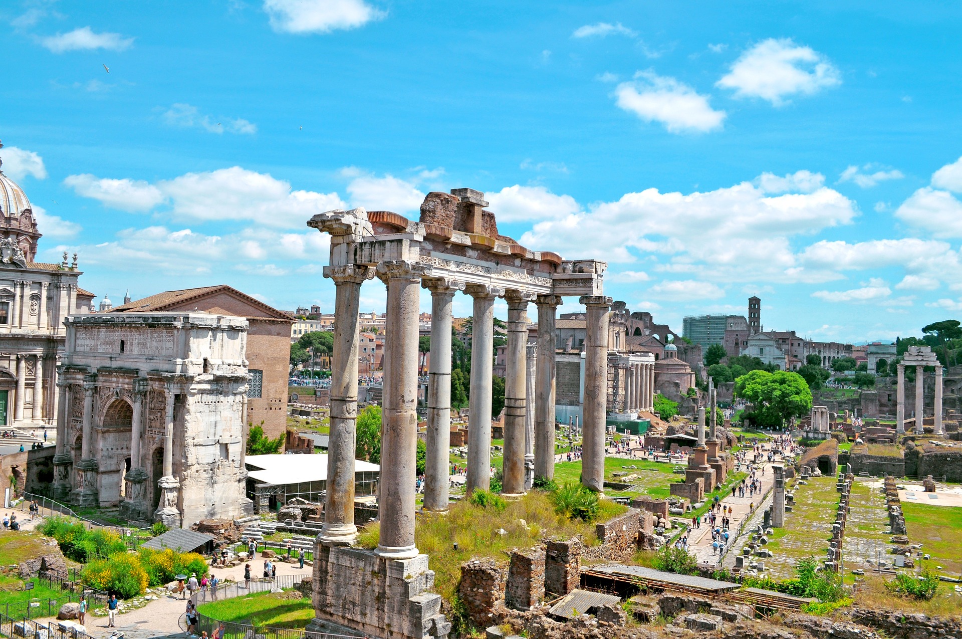 イタリア　ローマ　フォロ・ロマーノ
