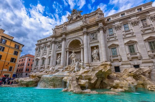 イタリア　ローマのトレヴィの泉