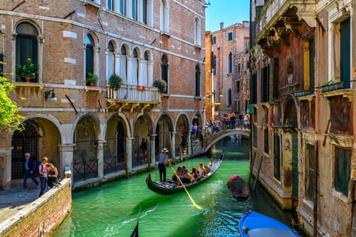 イタリア　ヴェネツィアのゴンドラ