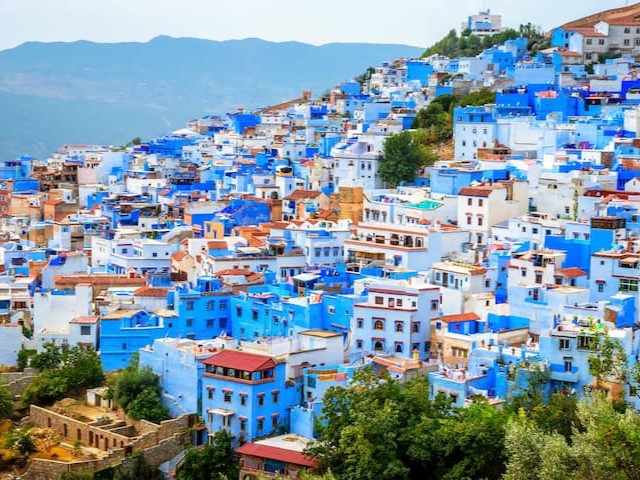 モロッコの青い街シャウエン