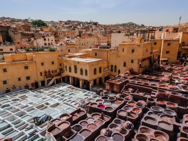 モロッコ　フェズの旧市街