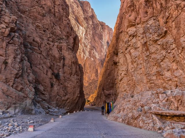 モロッコ　トドラ峡谷