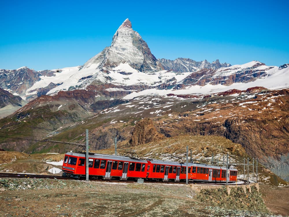 マッターホルンとゴルナーグラート鉄道-2