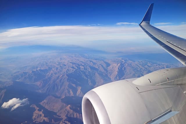 チリ_首都サンティアゴの航空写真_2