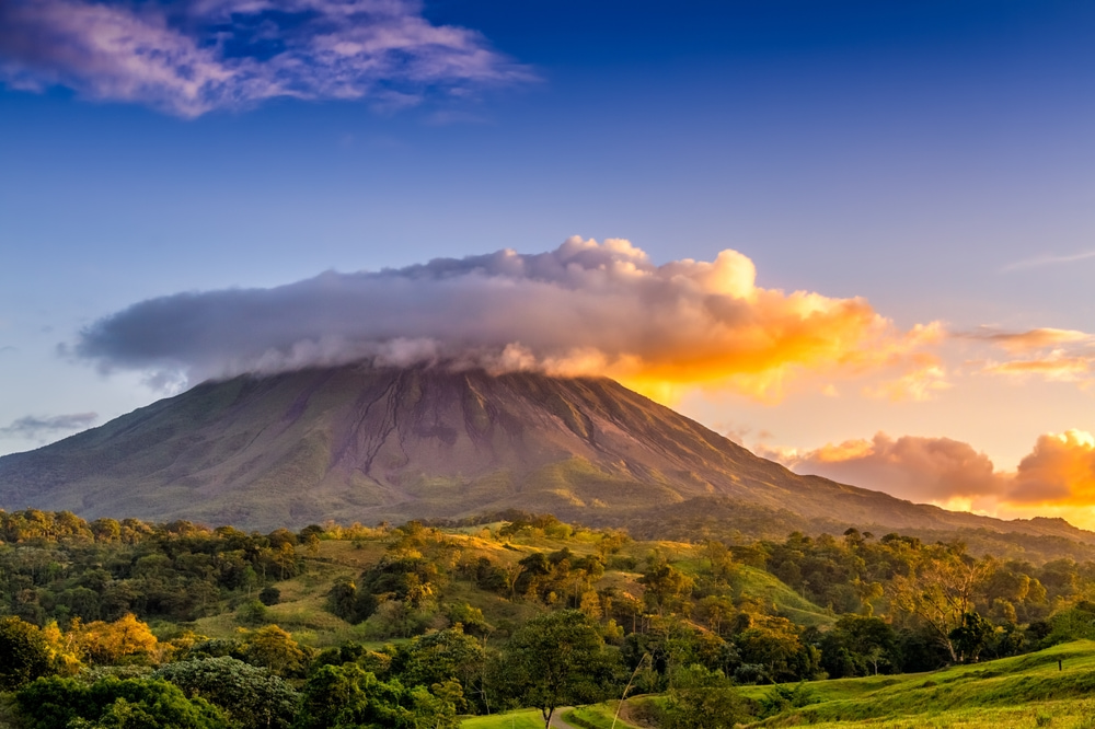 哥斯大黎加的阿雷納爾火山