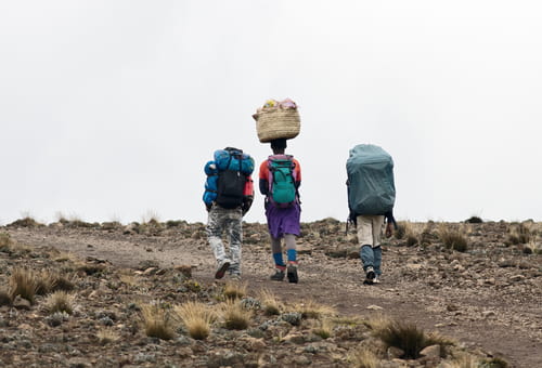 Kilimanjaro climbers