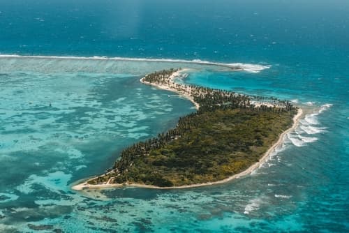 ベリーズのハーフムーン島